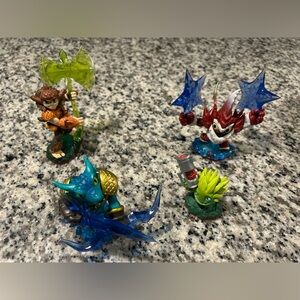 Wii Skylander Red Bottom Character lot